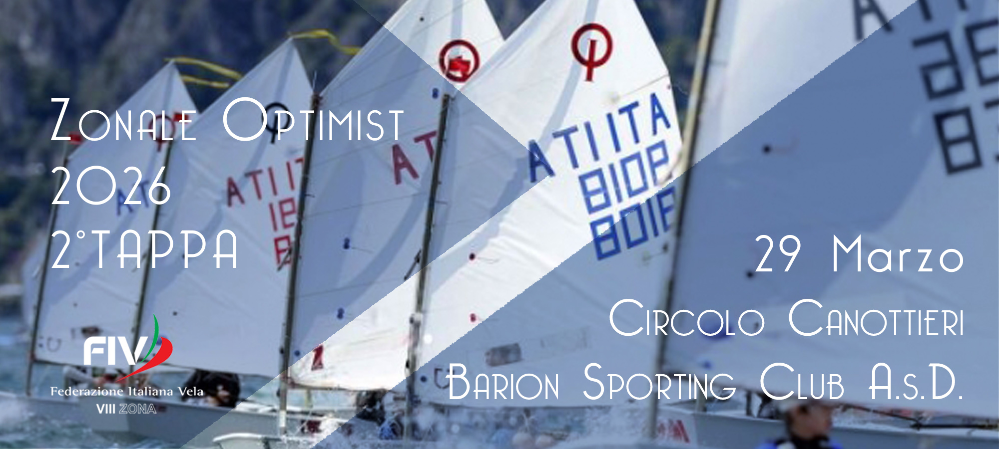 CAMPIONATO ZONALE OPTIMIST 2026 – 2^ TAPPA